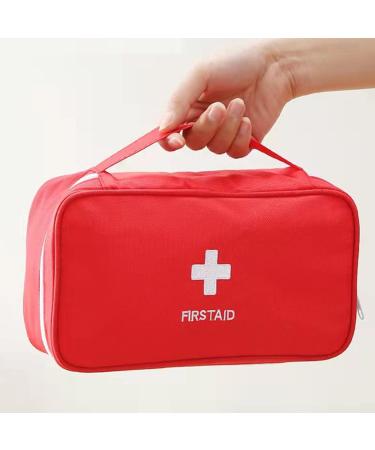 NB Medicine Bag - Travel First Aid Bag for Families | Caregiver & Emergency Bag - Red - Buy Online on GoSupps.com