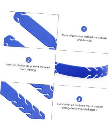 Beaupretty 30 Pcs Stretch Mask Ear Buckles - Disposable Ear Rope & Strap Accessories for Comfortable Protective Masks - Buy Online on GoSupps.com