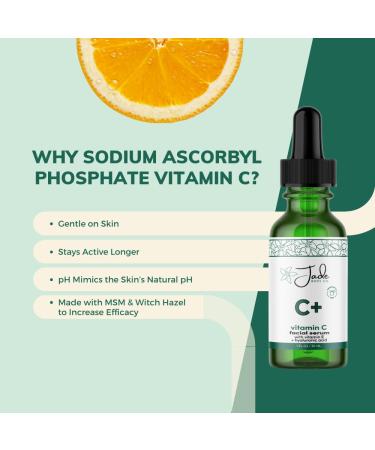 Anti Aging Face & Eye Vitamin C Serum - Dark Spot Remover & Hyaluronic Acid for Fine Lines Wrinkles Fragrance-Free Care - Buy Online on GoSupps.com