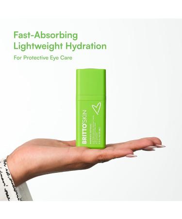 BRITTO SKIN Anti-Pollution Eye Contour Cream Hydrating & Barrier Defense with Hyaluronic Acid Moringa & Bioflavonoids 0.5 fl. oz. - Buy Online on GoSupps.com