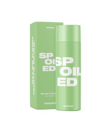 Nevernot Spoiled massage & body oil 100 ml: 2-in-1 body care for sensitive skin ideal as intimate massage oil suitable as lubricant with vitamin E dermatologically tested & vegan