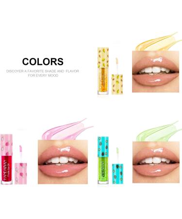 SOMGKINE Lip gloss oil moisturizing lip gloss moisturizing lip gloss long lasting fruit lip care products for moisturizing lips long lasting and transparent moisturizing lip oil gloss - Buy Online on GoSupps.com