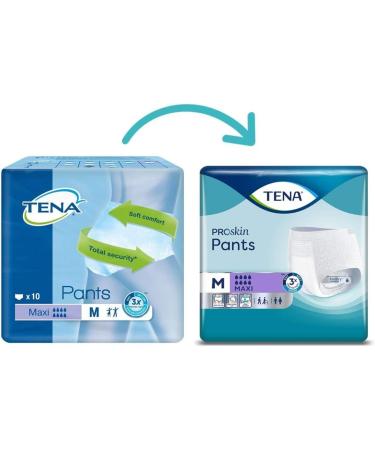 Tena Maxi Diapers M - Hip Size 80-110 cm | 4 Packs of 10 | Fast Worldwide Shipping - Buy Online on GoSupps.com