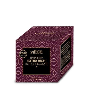 Gourmet du Village Cube Box Hot Chocolate Xtra Rich Raspberry
