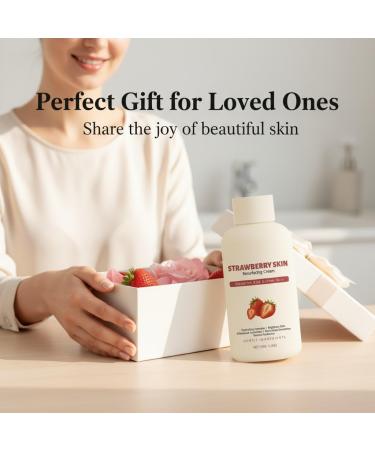 zowamap 2Pcs Strawberry Skin Resurfacing Cream Skin Resurfacing Brightening Firming Moisturizer Silky and Smooth Skin Effect for All Skin Types - Buy Online on GoSupps.com
