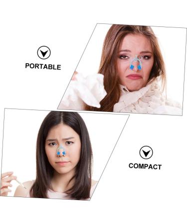 Homsfou 20 Pack Nose Bubble Stop Clips - Comfortable Nasal Clip Plug & Nose Clamp Tool for Enhanced Breathing | International Shipping Available - Buy Online on GoSupps.com