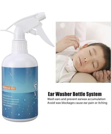 Ear Washer Cleansing Kit with 7 Rinse Heads - Wax Removal and Ear Cleaning Kit for Adults & Kids - Buy Online on GoSupps.com