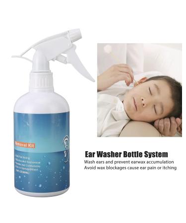 Ear Wax Removal Kit with 7 Rinse Heads - Gentle Ear Irrigation Flushing System - Buy Online on GoSupps.com