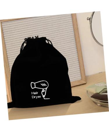 SOESFOUFU Flannel Hair Dryer Bag Drawstring Bag Hair Dryer Bag Drawstring Hair Dryer Organizer Hair Tools Travel Bag Hair Curler Travel Bag Hair Dryer Bag for Travel Hair Dryer Storage - Buy Online on GoSupps.com