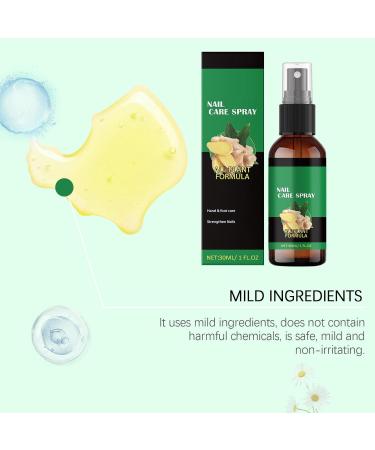 Spray Ginger Foot - S rum cuticle pour ongles - R paration des ongles - Traitement d'ongles au gingembre - Soin des ongles au gingembre - Huile de soin des cuticules - 30 ml (1 pi ce) 60 ml (Lot de 1) - Buy Online on GoSupps.com