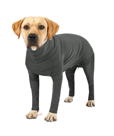 Etdane dog dividers for operations pet surgical recovery suit Anti-hair failure bodysuit long-sleeved claming pajamas with legs for female male dogs gray/xl X-Large gray/xl - Buy Online on GoSupps.com