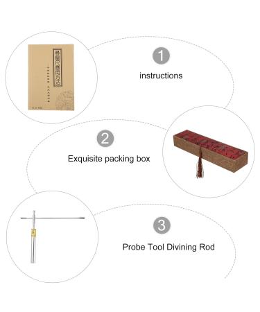 Baluue Copper Water Dowsing Rod 1 Set Ruler Water Dowsing P_b0b19z89q8 Feng Shui Detection Tool Portable Detection Rod - Buy Online on GoSupps.com