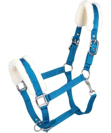 RL24 Halter with Plush Padding - BASICLINE | 6 Colors for Shetland Pony Thoroughbred & Warmblood - Turquoise Option Available - Buy Online on GoSupps.com