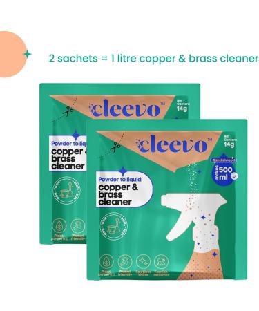 Copper & Brass Cleaner 1L - Non-Toxic Metal Cleaning Spray for Tough Stains | Gel for Brass Copper & Silver | Sandalwood Scent - Buy Online on GoSupps.com