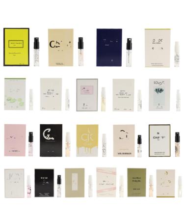 20 Piece Spray Perfume Sampler for Women High End Designer Fragrance Samples Miniatures Travel Set Gift Fresh Assorted