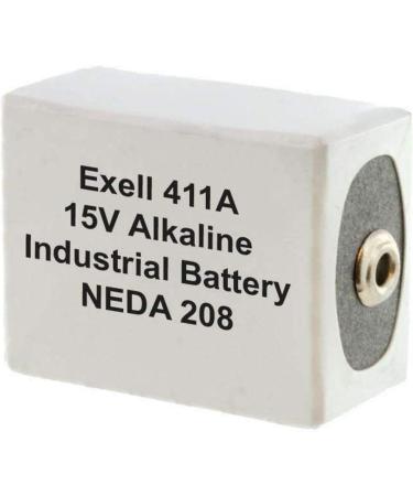 Buy Exell 411A Alkaline 15V Battery - Replaces NEDA 208 10F20 BLR121 & More | International Shipping Available - Buy Online on GoSupps.com