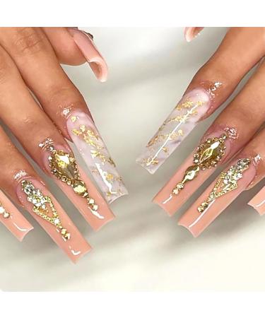 Coffin False Nails Natural Fake Nails French Press on Nails Ballerina Acrylic Stick on Nails 24pcs for Women and Girls (Color : Pink Size : Variety Pack) 1 count (Pack of 1) Pink - Buy Online on GoSupps.com