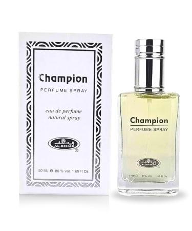 Al-Rehab Champion EDP - 50ML (1.7 OZ) Long Lasting & Luxurious Scents of Arabia Perfumes For Men & Women. 1.7 Fl Oz (Pack of 1) Champion Spray