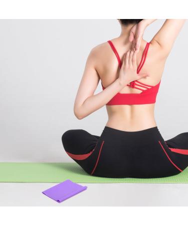 HANABASS Yoga Resistance Bands - Elastic Exercise Bands for Physical Therapy Pilates & Strength Training - Purple - Buy Online on GoSupps.com