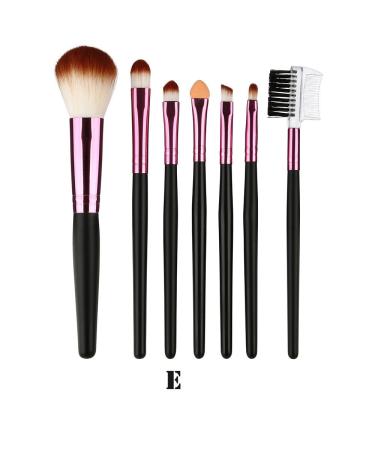 7 Pcs Makeup Brush Set - Wood Eyeshadow & Blending Brushes | Free Shipping Worldwide - Buy Online on GoSupps.com