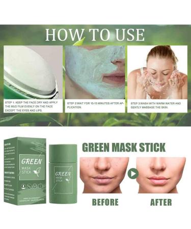 HXMANSEN Green Tea Cleansing Mask StickGreen Tea Mask Stick for FacePoreless Deep Cleanse Green Tea Mask for Blackhead RemoverPurifying Clay Stick MaskDeep Pore Cleansing Moisturizing Skin Care Brightening - Buy Online on GoSupps.com