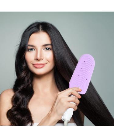 Shop Hair Curler Insulation Cover - Silicone Storage Bag for Travel Pouch & Holder - Purple Curling Iron Storage - Buy Online on GoSupps.com