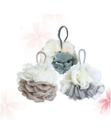 Mipcase 6pcs Mesh Shower Brushes & Natural Bath Sponges - Elegant Tub Scrubber & Bubble Maker Accessories - Buy Online on GoSupps.com