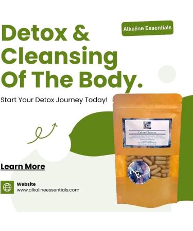 Colon Cleanse Capsules (Cascara Sagrada Ginger Root Fennel) / 84 Capsules/Vegan/Alkaline Essentials - Buy Online on GoSupps.com