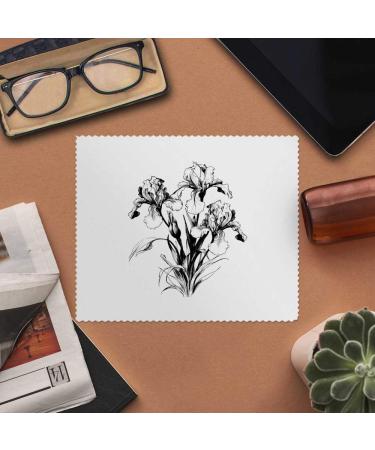Buy 2 x Microfiber Cleaning Cloths Iris Flowers Soft Reusable Eco-Friendly Cleaning Solutions for Home & Travel - Buy Online on GoSupps.com