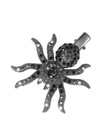 FRCOLOR Spider Hairpin Rhinestone Bobby Pins Hair Barrettes Hair Clip Spider Web Hairpins Hair Rhinestone Spider Clips for Hair Rhinestone Spider Barrette Halloween Spider Hair Accessory