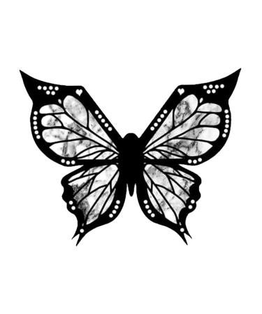 Butterflies Eyeliner Stencil | Butterflies Shaped Eyeliner Stamp | Reusable and Flexible Winged Eyeliner Stamp for Symmetrical Precise Eyeliner | Eyeliner Shape Applicators for Smokey Eyeshadow