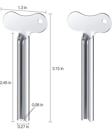 ZOCONE 6pcs Metal Tube Squeezer Key - Stainless Steel Toothpaste Roller for Paint, Cream, Cosmetic, Hair Dye - Buy Online on GoSupps.com