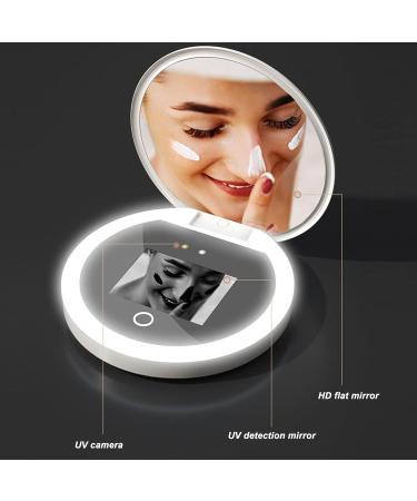 Portable Sunscreen Testing UV Mirror & Camera - 2X Magnification for Travel - Check Sunscreen Effectiveness - Buy Online on GoSupps.com