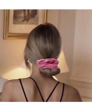 Buy BIBILAN LYNE 4 Acrylic Rosa Scrunchies - Trendy Hair Accessories for All Hair Types | Fast International Shipping - Buy Online on GoSupps.com