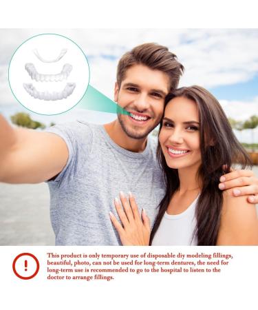 Yangun Teeth for Plugging In - 2 Pairs of Provisional Dentures & Veneers | Quality Fake Teeth for Women - Buy Online on GoSupps.com