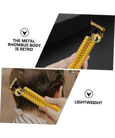 FRCOLOR Electric Beard Trimmer rasuradoras para Hombres 's Man Cutting Kits Barber Clippers Facial Trimmer 15.5X3X3CM Yellow - Buy Online on GoSupps.com