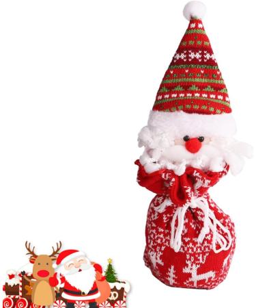 LABRIMP 1pc Storage Bag Portable Kids Child Christmas Candy Hanging Claus Santa Adorable Bags Ornament - Buy Online on GoSupps.com