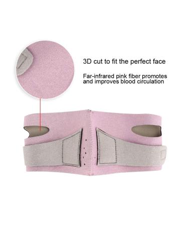 V Facial Mask & 3D Band for Lifting & Fat Burning Enhance Your Facial Contour (Pink) - Buy Online on GoSupps.com