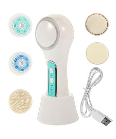 Healeved 1 Set Facial Cleansing Brush Face Washing Brush Water-resistant Washing Brush Face Cleaner Face Beauty Face Brush Pore Cleaner Cleaning Brush