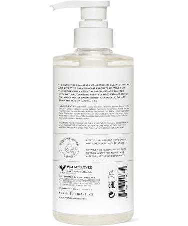 Pestle & Mortar Essentials Body Shower Gel 500ml with Vitamin E For Dry Itchy Sensitive and Eczema-prone Skin Dermatologically tested midwife approved - Buy Online on GoSupps.com