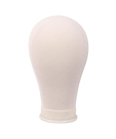 MapofBeauty 22 Inch Canvas Block Head Wig Stand for Wig Making & Styling (Beige) - Buy Online on GoSupps.com