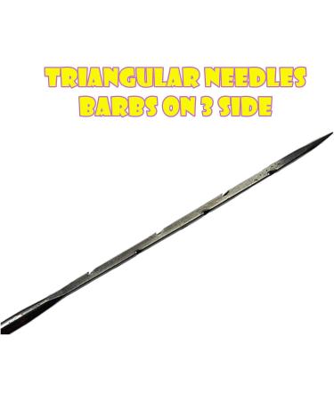 T.F GHG 96 Pieces Triangular Needle Felting Needles  36 Gauge 38 Gauge 40 Gauge  3 Wooden Handles  Wool Needle Felting Tool Kit  5MM Barb Spacing  3 Edges  3 Barbs Per Edge  Total 9 Barbs - Buy Online on GoSupps.com