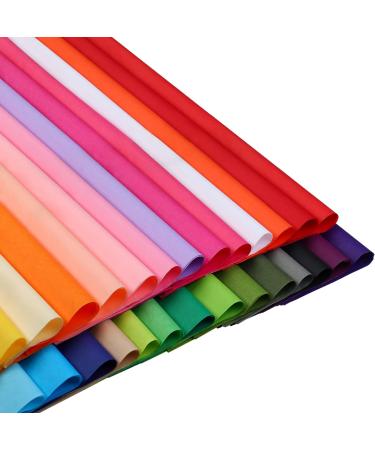 Packanewly 150 Sheets (20 x 20) Bulk Tissue Paper 30 Assorted Colors Gift Wrapping Paper for DIY Craft Art Pom Poms Packing and Decorations - Buy Online on GoSupps.com