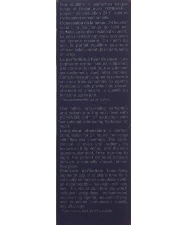 Christian Dior Forever 24h Skin Caring Foundation 5N Neutral SPF 35 - 1 Ounce - Buy Online on GoSupps.com