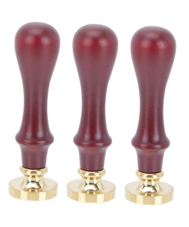 Healvian 3 Pcs Dispensing Plate Tool Cosmetic Pressing Stamper Eye Makeup Copper Copper Head 1 count (Pack of 1) Brownx3pcs