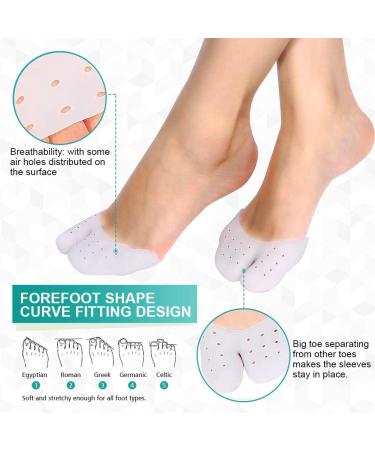 Gel Toe Protectors with Metatarsal Pads - 1 Pair for Corns, Calluses, and Bunions - Women's Foot Care Kit - Buy Online on GoSupps.com