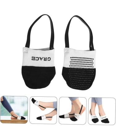 Shop NOLITOY Grippy Yoga Socks - Half Palm & Forefoot Pads for Men & Women | Absorb Sweat & Enhance Performance - Buy Online on GoSupps.com