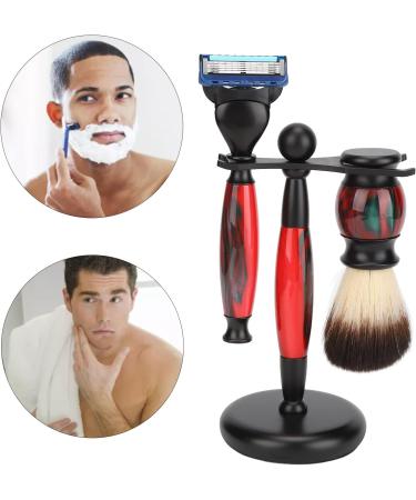Premium 3 Piece Shaving Brush Set for Men - Lightweight Beard Brush Kit & Razor - Perfect for a Smooth Shave - Buy Online on GoSupps.com