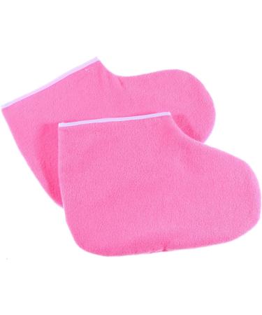 Beaupretty Mitaines Cire Pour Mains Et Ensemble De Isolants Coton Pour Bain De Paraffine Rose moyen Rose - Buy Online on GoSupps.com