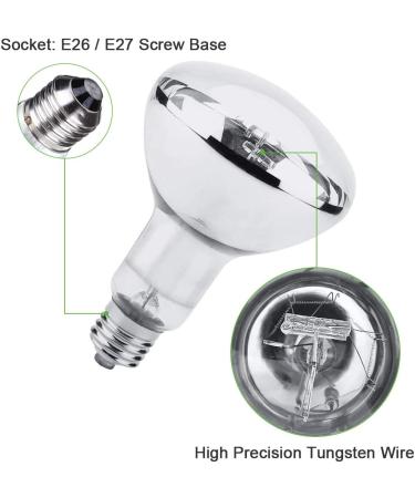 MIXJOY 160 Watt High Intensity Self-Ballasted UV/Heat Mercury Vapor Light Bulb UVA UVB Full Spectrum Sun Light for Reptile and Amphibian Use - Buy Online on GoSupps.com